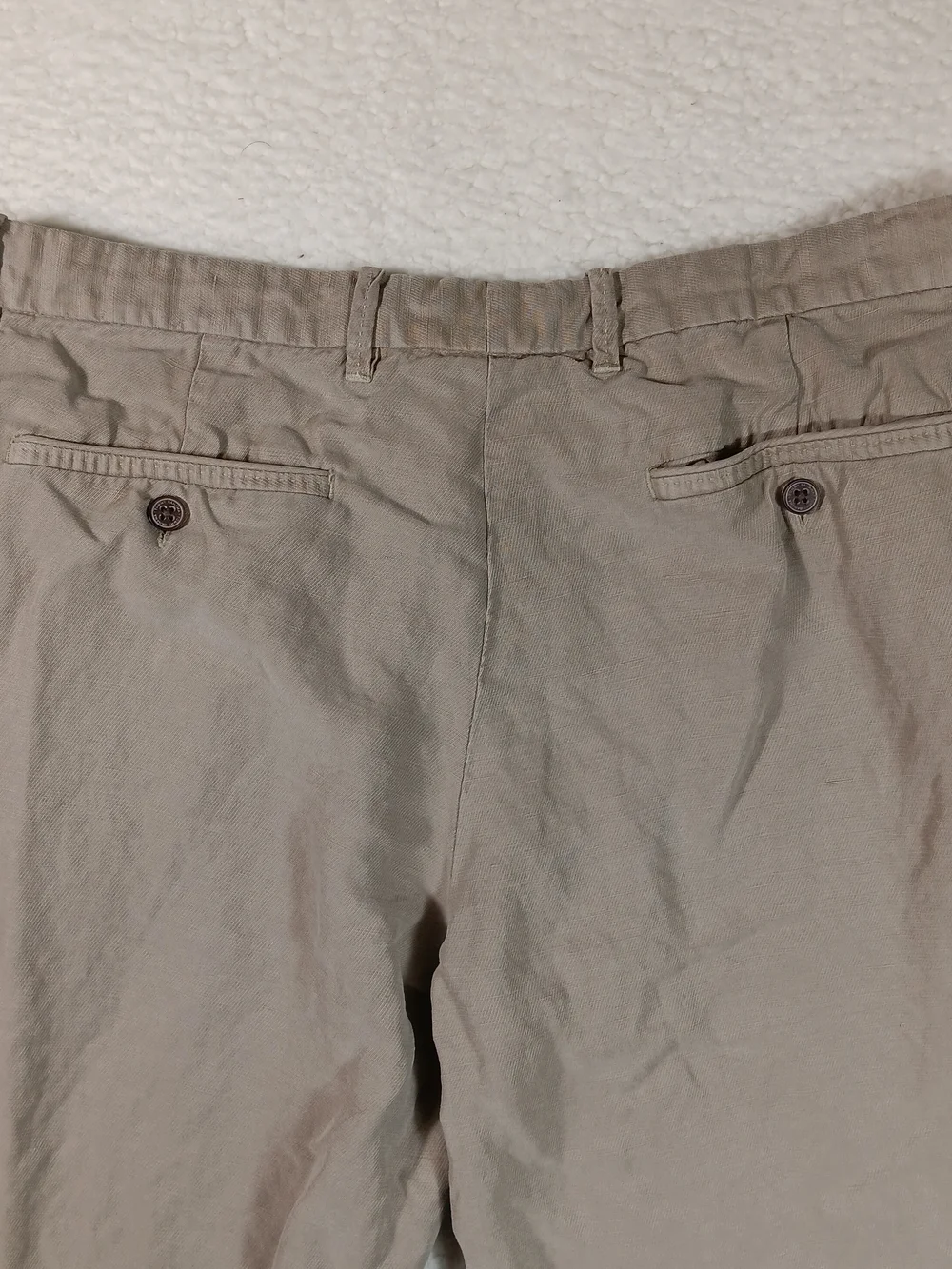 Tommy Bahama Pants Mens 36x34 Tan The Dream Linen Tencel Chino Resort Nautical